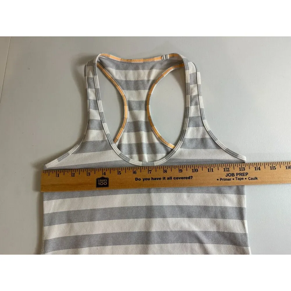 Lululemon Women's Racerback Tank Top Striped Size XS / S